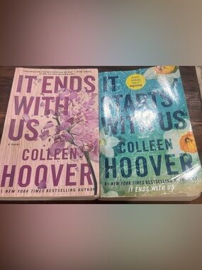 Colleen Hoover Series ‘It Ends With Us' & ‘ It Starts with Us’ Paperback books
